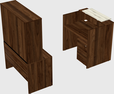 Modular reception desk