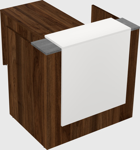 L-shaped modular reception