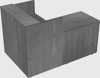L-shaped modular reception