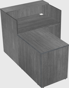 L-shaped modular reception