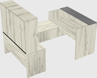 Modular reception desk