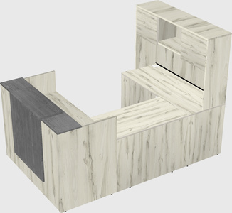 Modular reception desk