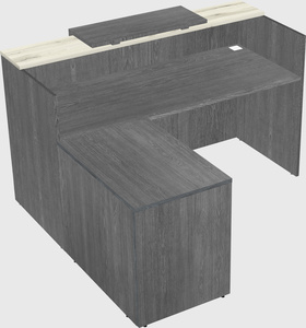 L-shaped modular reception