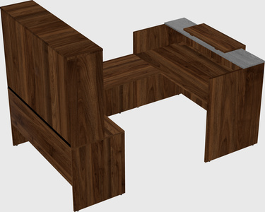 Modular reception desk
