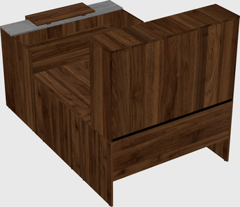 Modular reception desk