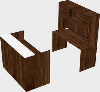 Modular reception desk