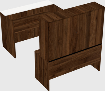 Modular reception desk