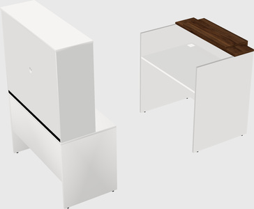 Modular reception desk