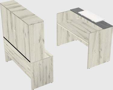 Modular reception desk