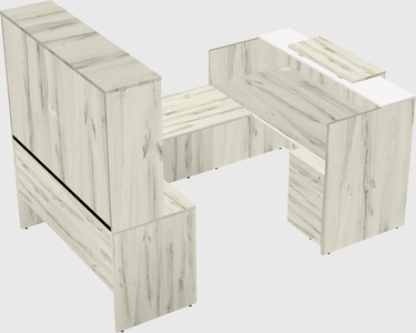 Modular reception desk
