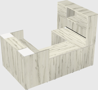 Modular reception desk