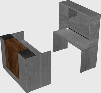 Modular reception desk
