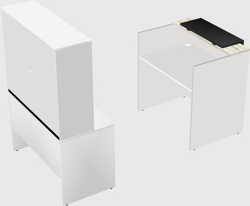 Modular reception desk