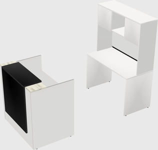 Modular reception desk