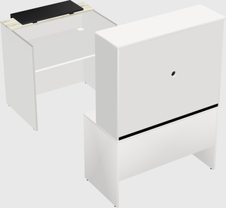 Modular reception desk