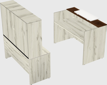 Modular reception desk
