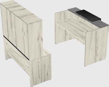Modular reception desk