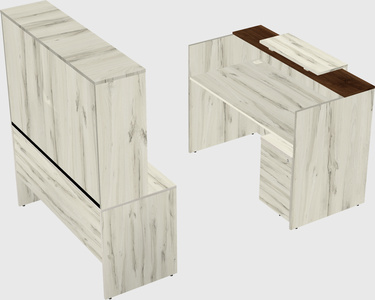 Modular reception desk