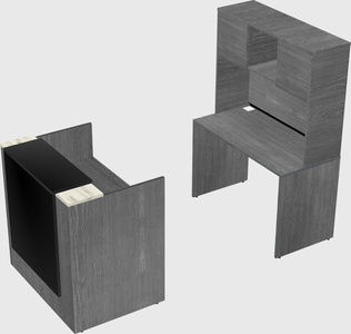 Modular reception desk