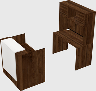 Modular reception desk