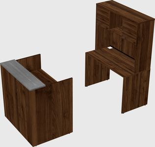 Modular reception desk