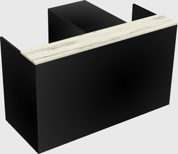 L-shaped modular reception