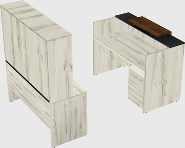 Modular reception desk