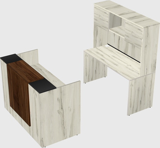 Modular reception desk