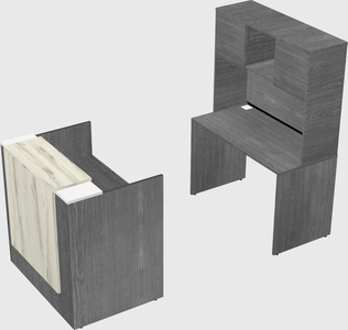 Modular reception desk