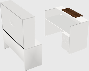 Modular reception desk
