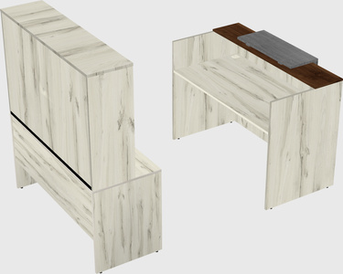 Modular reception desk