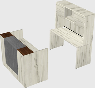 Modular reception desk