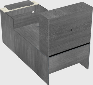 Modular reception desk