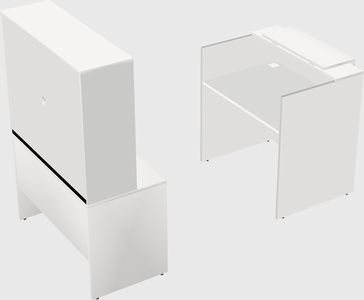 Modular reception desk