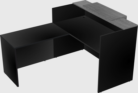 L-shaped modular reception
