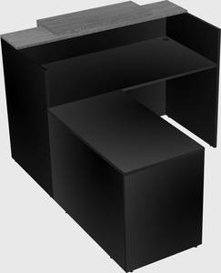 L-shaped modular reception