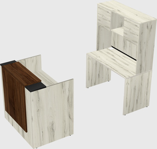 Modular reception desk