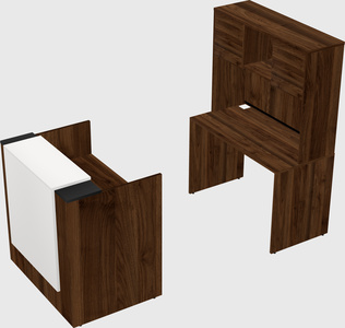 Modular reception desk