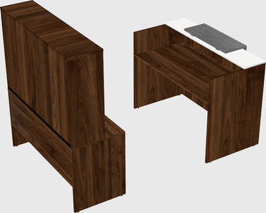 Modular reception desk