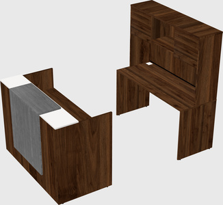 Modular reception desk