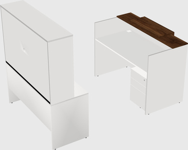 Modular reception desk