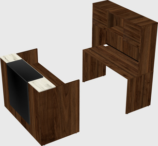 Modular reception desk
