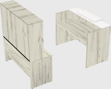 Modular reception desk
