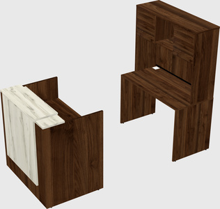 Modular reception desk