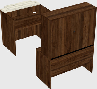 Modular reception desk