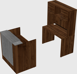 Modular reception desk