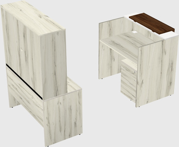 Modular reception desk