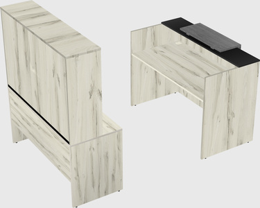 Modular reception desk