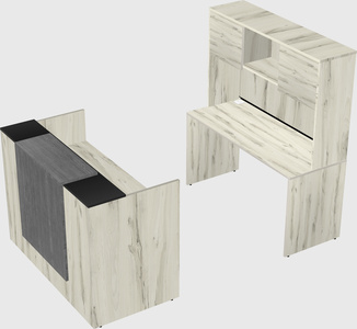 Modular reception desk