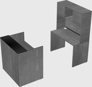 Modular reception desk